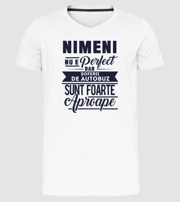 Nimeni nu e perfect, dar șoferii de autobuz sunt foarte aproape model alb pe tricou
