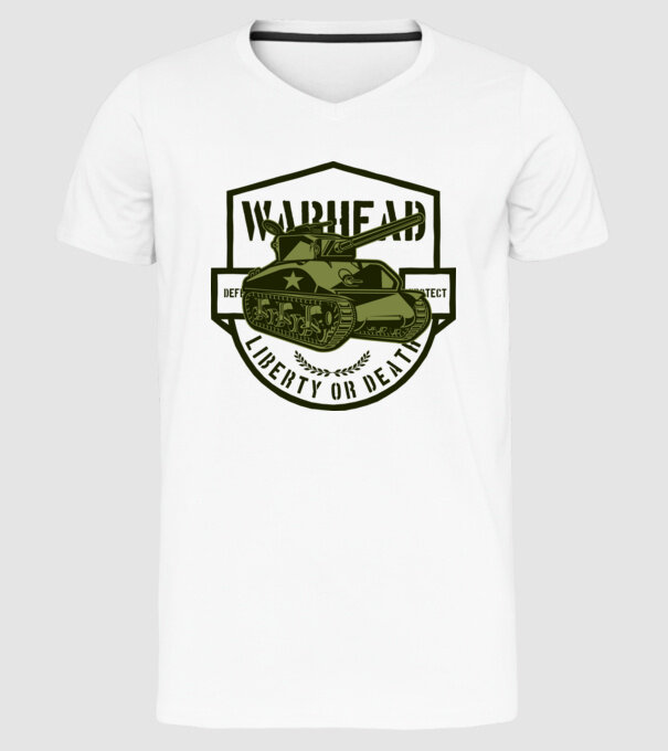 Tancuri model alb pe tricou
