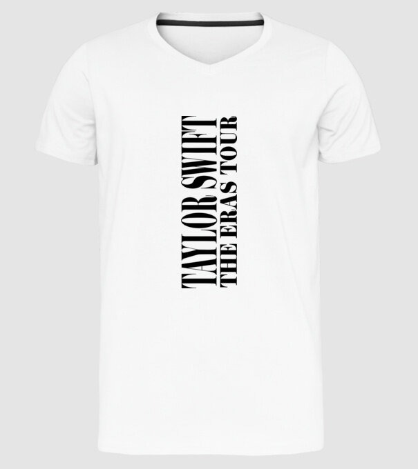 Taylor Swift Eras tour back 2 model alb pe tricou