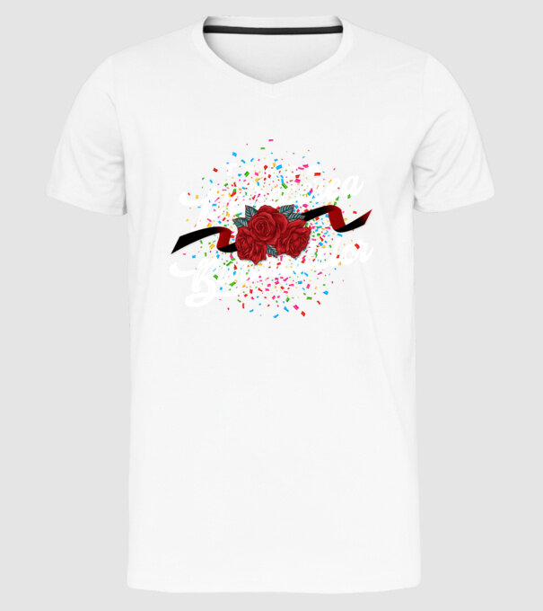 Trupa Petrecerea burlăcitelor model alb pe tricou