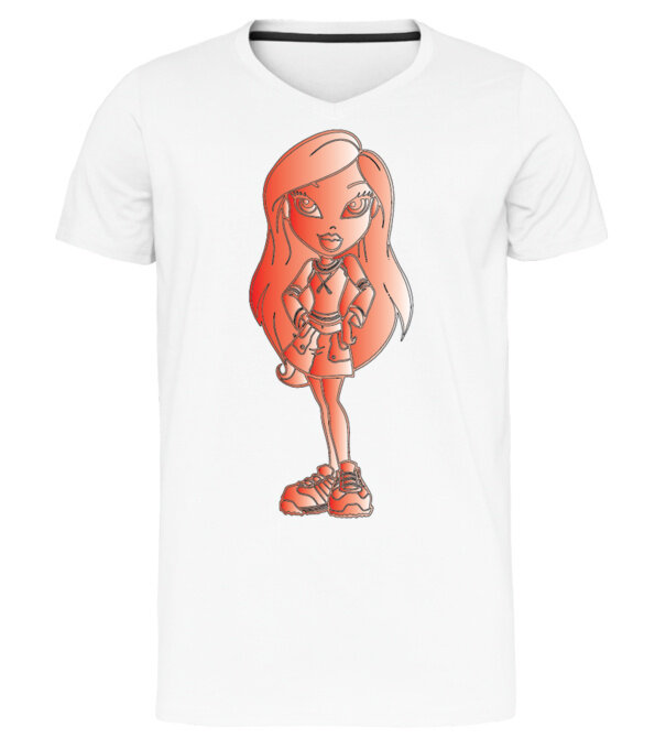  model  pe tricou