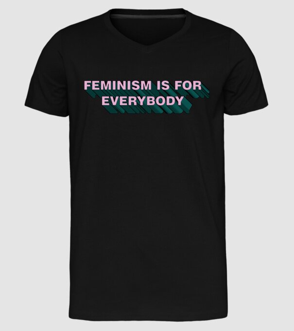 Feminismul este pentru toată lumea model negru pe tricou