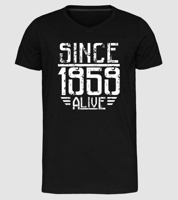 Alive since 1959 model negru pe tricou