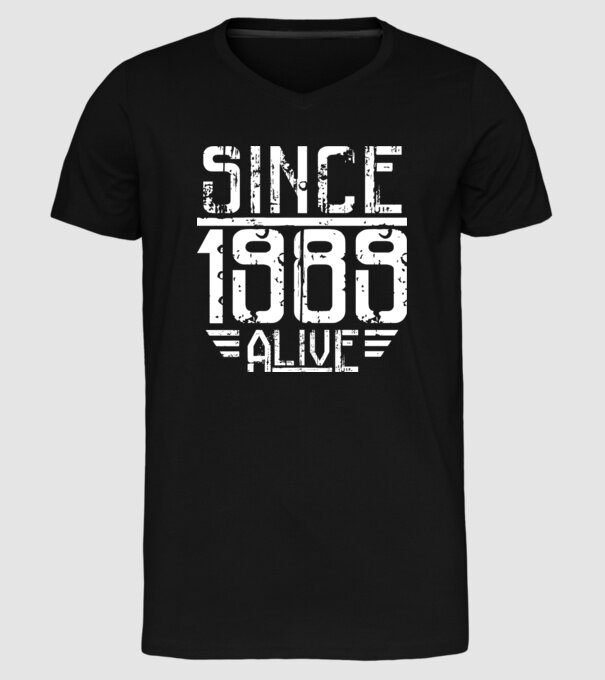 Alive since 1989 model negru pe tricou