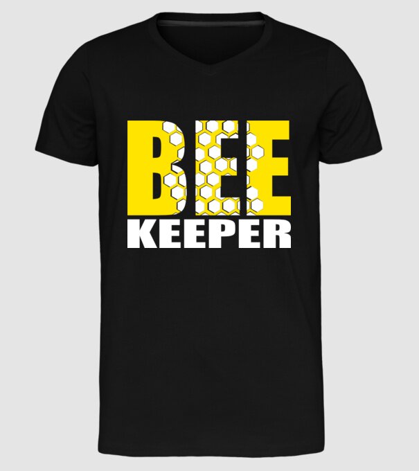 BeeKeeper model negru pe tricou