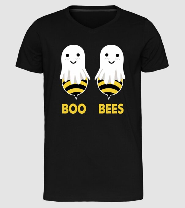 Boo bees model negru pe tricou