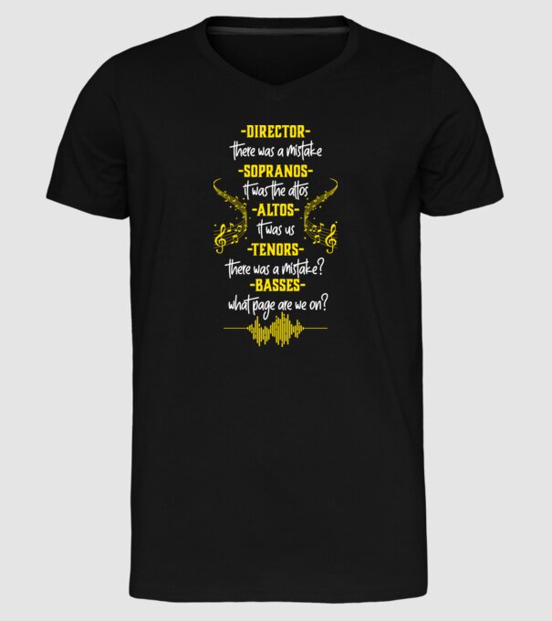 Choir model negru pe tricou