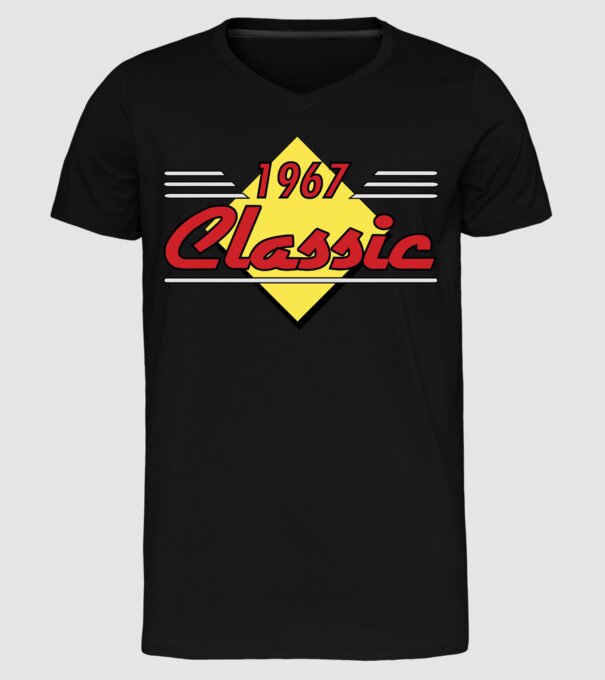 Classic - 1967 model negru pe tricou