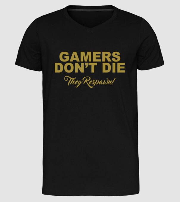 'Gamers don''t lie' model negru pe tricou
