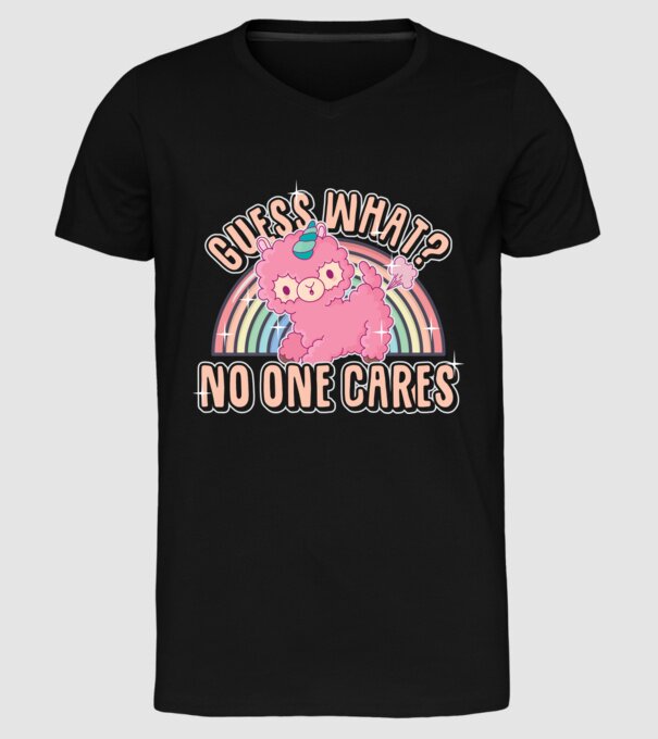 Guess what lama model negru pe tricou