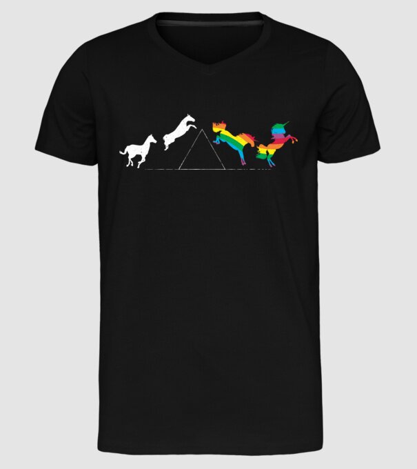horse pink floyd model negru pe tricou