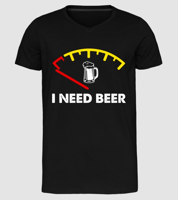 I need beer model negru pe tricou