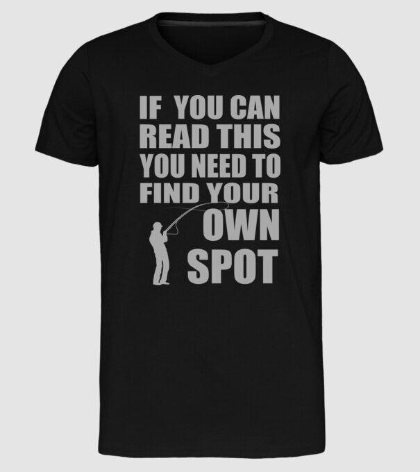 If you can read this, you need to find your own spot model negru pe tricou