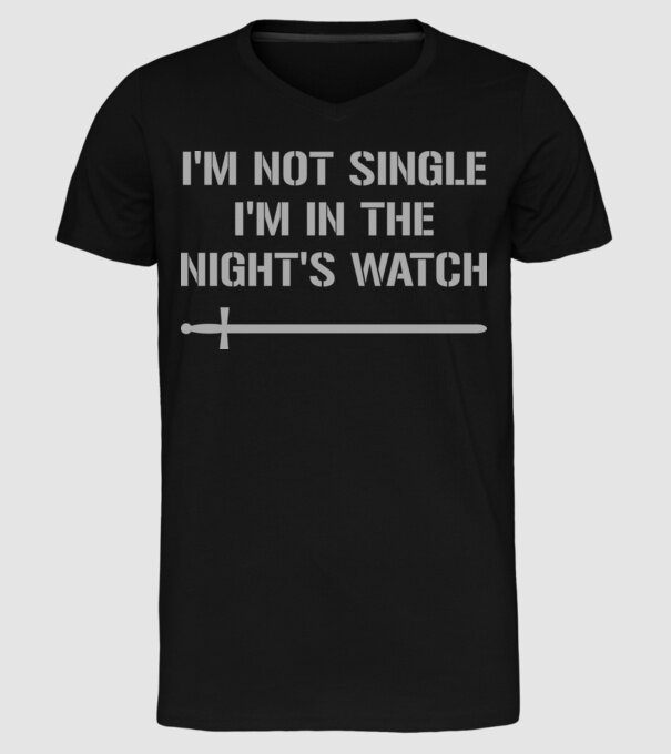 Im not single...! model negru pe tricou