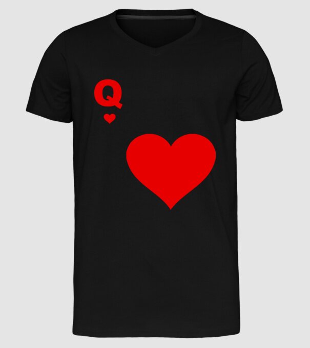 Regină model negru pe tricou