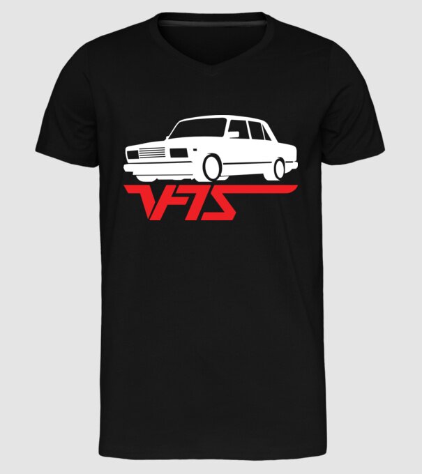 Lada model negru pe tricou