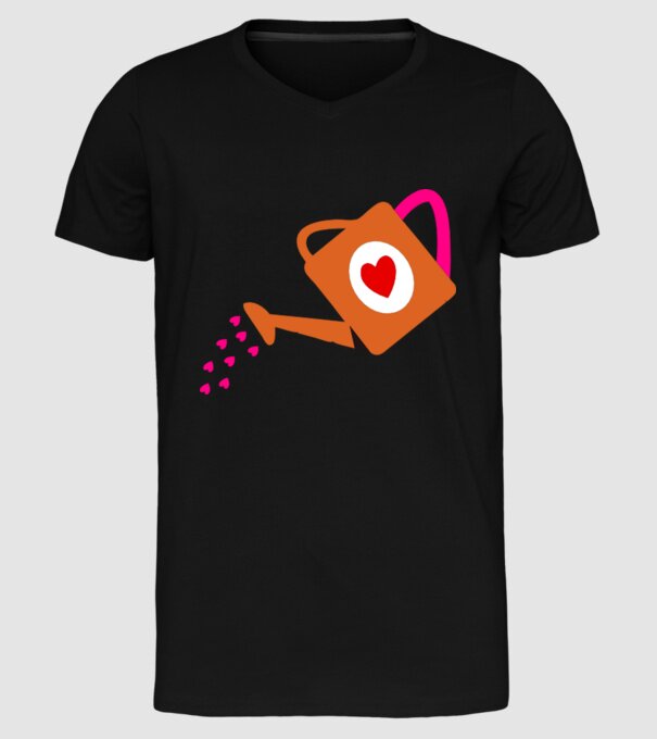 Cană de stropit model negru pe tricou