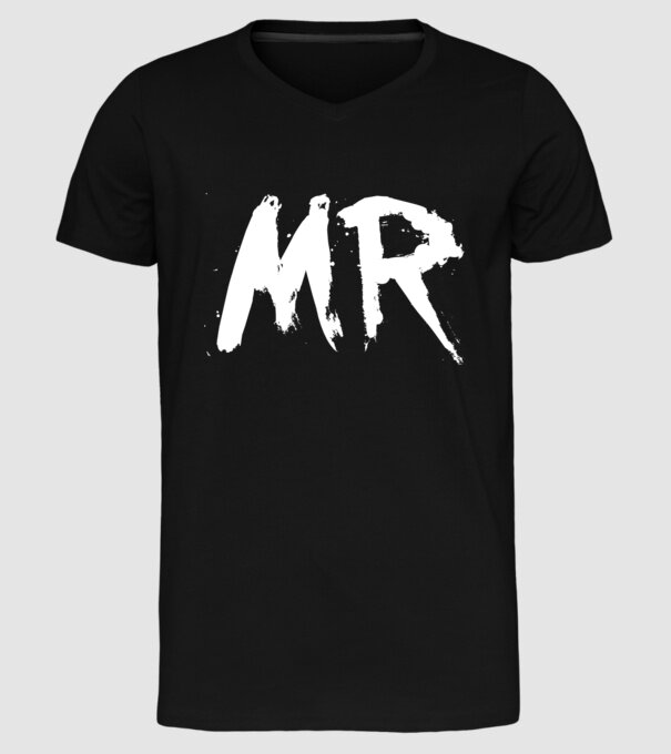 Mr. model negru pe tricou