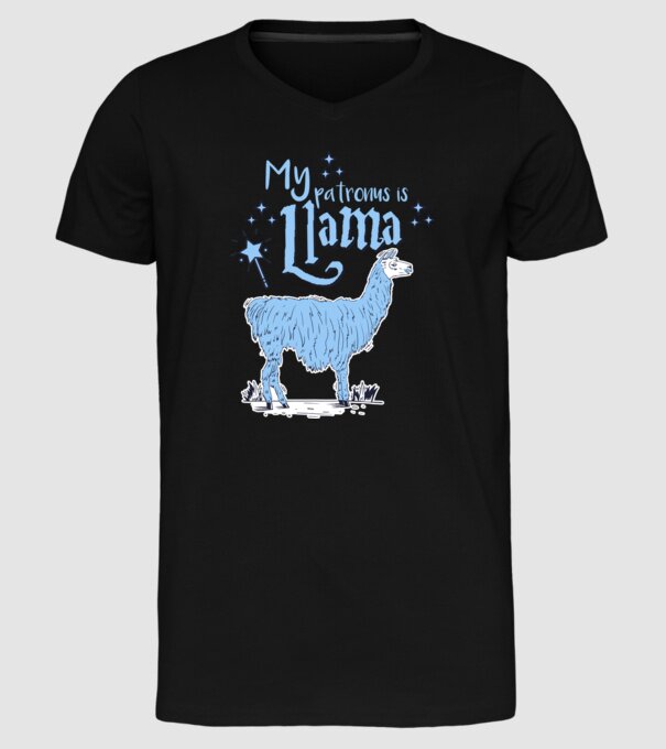My patronus is Llama model negru pe tricou