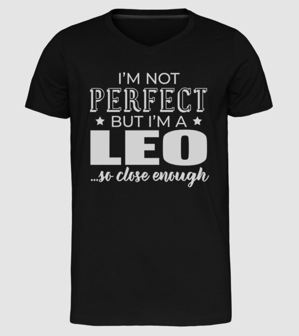 Not perfect, but LEO model negru pe tricou