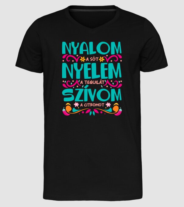 Ling sarea, înghit tequila, sug lămâia_D5934819 model negru pe tricou