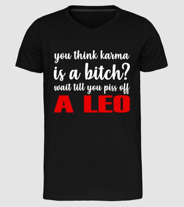 Piss of a LEO model negru pe tricou