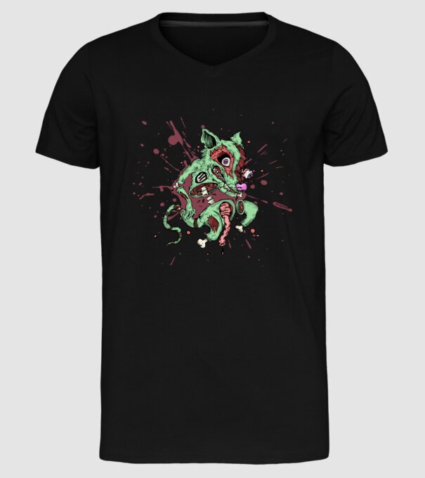 Rat - Snapsleek own model negru pe tricou