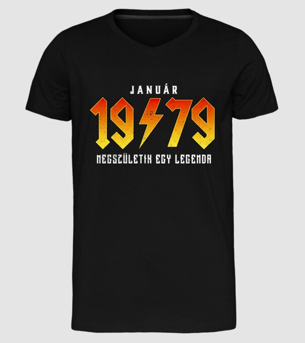 Ianuarie - 1972 - nașterea unei legende model negru pe tricou
