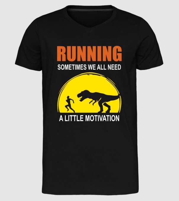 Sometimes we all need a little motivation model negru pe tricou