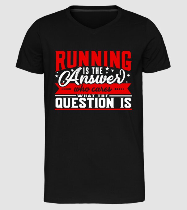 Sport is the answer ATLET model negru pe tricou