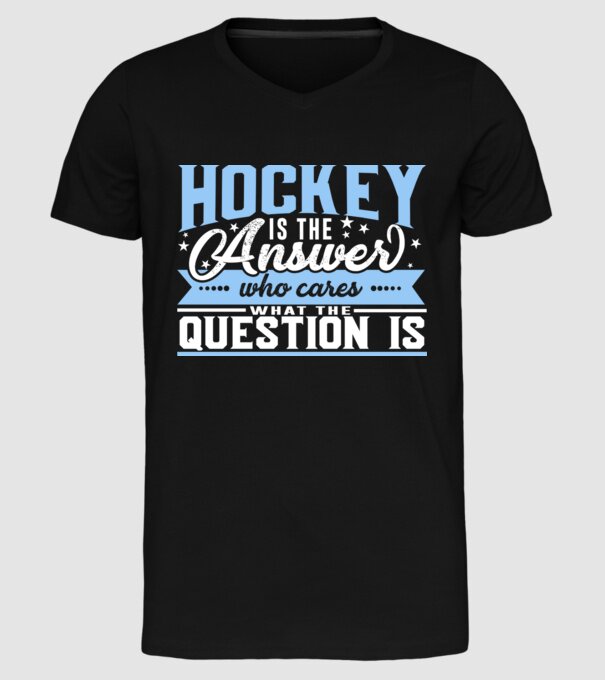 Sport is the answer HOCHEIST model negru pe tricou