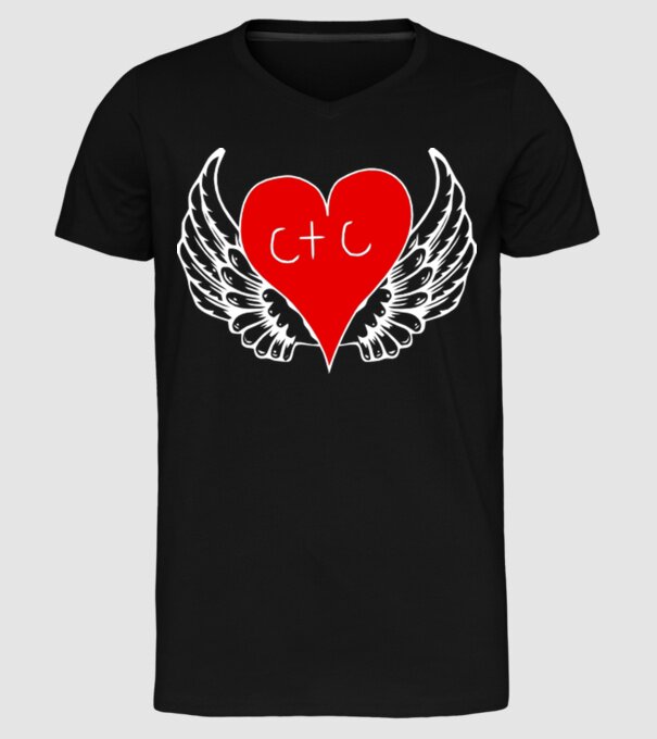 Dragoste model negru pe tricou