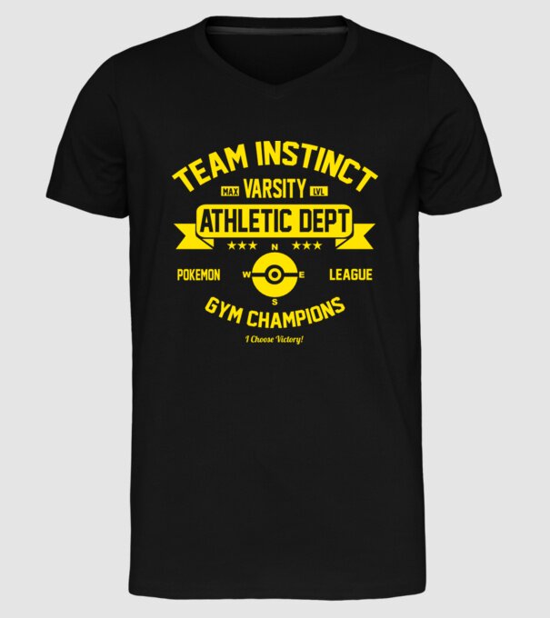 Team instinct champions model negru pe tricou