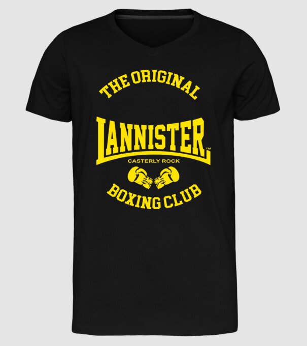 The Original Lannister model negru pe tricou