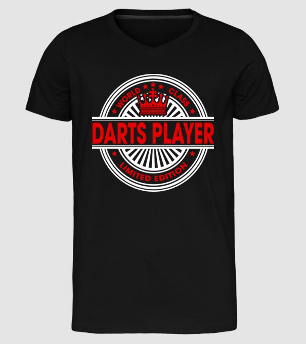 World class DARTS model negru pe tricou