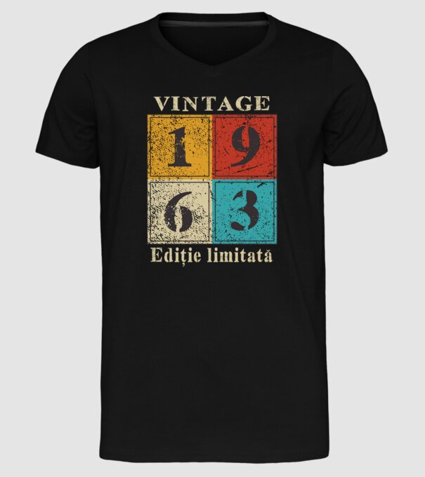 1963 - Ediție limitată model negru pe tricou