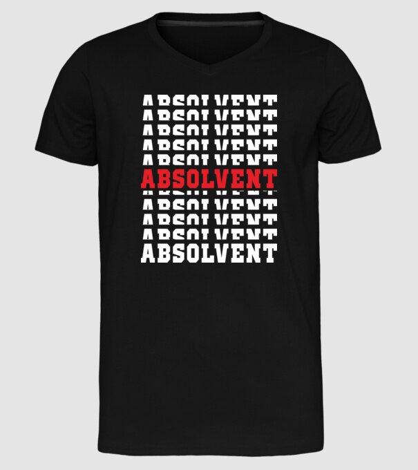 absolvent 2022 model negru pe tricou