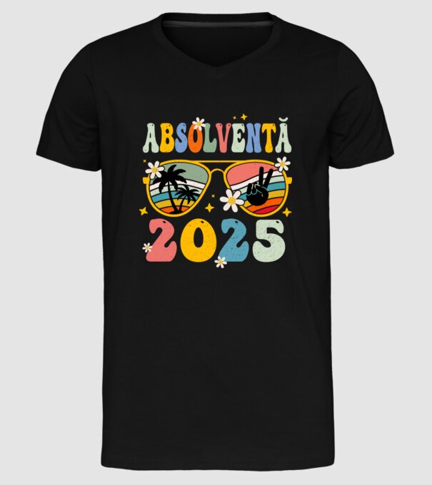 Absolventă 2025 model negru pe tricou