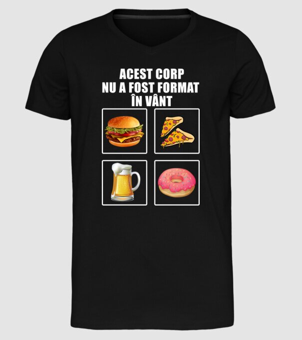 acest corp nu a fost format în vânt model negru pe tricou