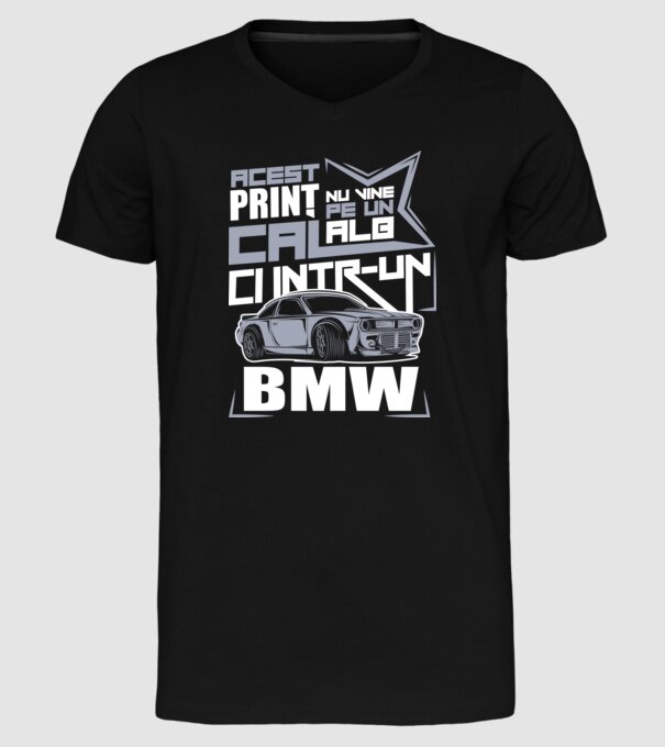 Acest prinț nu vine pe un cal alb, ci într-un BMW model negru pe tricou
