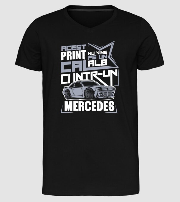 Acest prinț nu vine pe un cal alb, ci într-un Mercedes model negru pe tricou