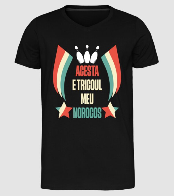 acesta e tricoul meu norocos model negru pe tricou