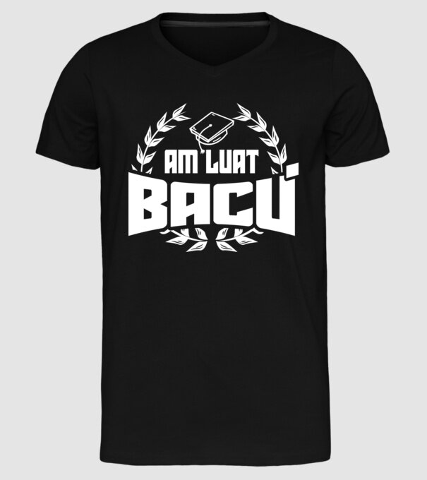 Am luat bacu model negru pe tricou