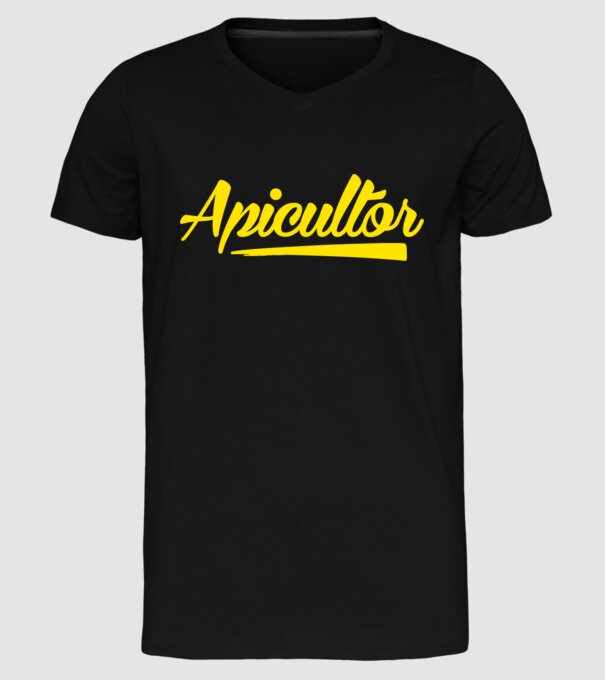 Apicultor model negru pe tricou