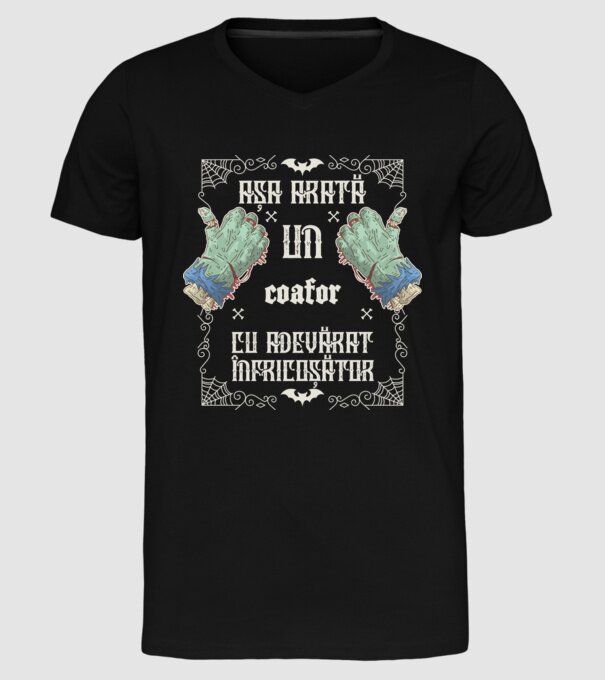 Așa arată un COAFOR cu adevărat înfricoșător model negru pe tricou