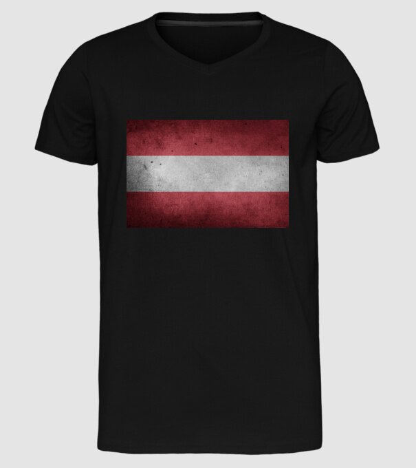 AUSTRIA model negru pe tricou