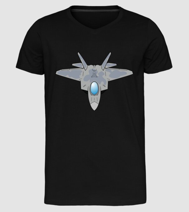 Avioane model negru pe tricou