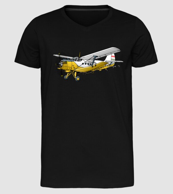 Avioane model negru pe tricou