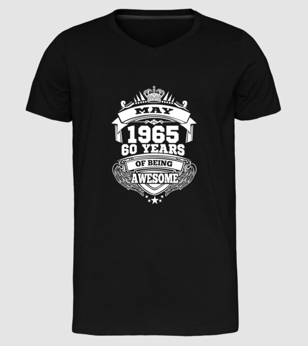 Awesome being of May 1965 model negru pe tricou