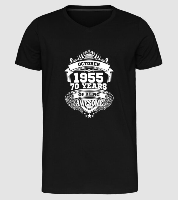 Awesome being of october 1955 model negru pe tricou